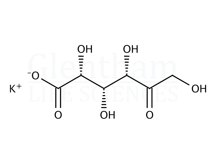 5-Keto-D-gluconic acid potassium salt Structure