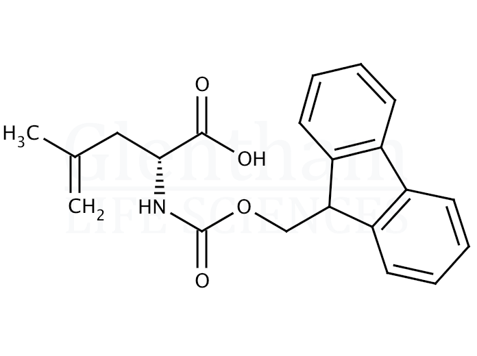 Fmoc-4,5-dehydro-D-Leucine Structure