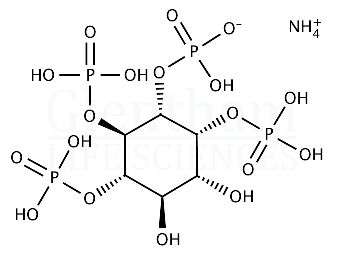 D-myo-Inositol 1,2,5,6-tetraxadkisxadphosxadphate ammonium salt Structure