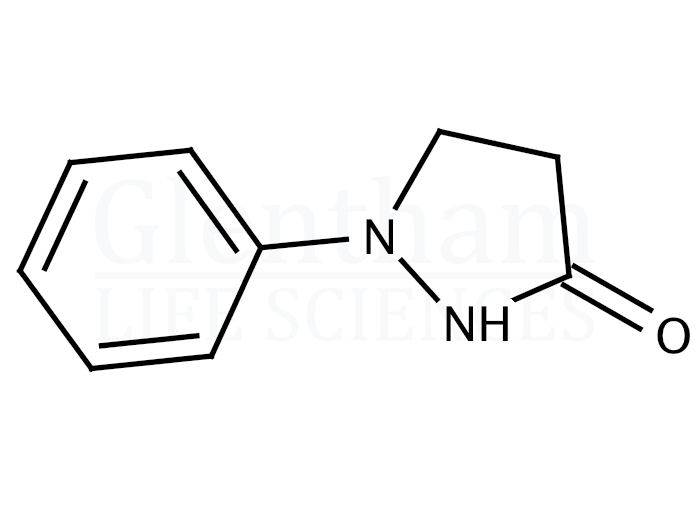 1-Phenyl-3-pyrazolidinone Structure