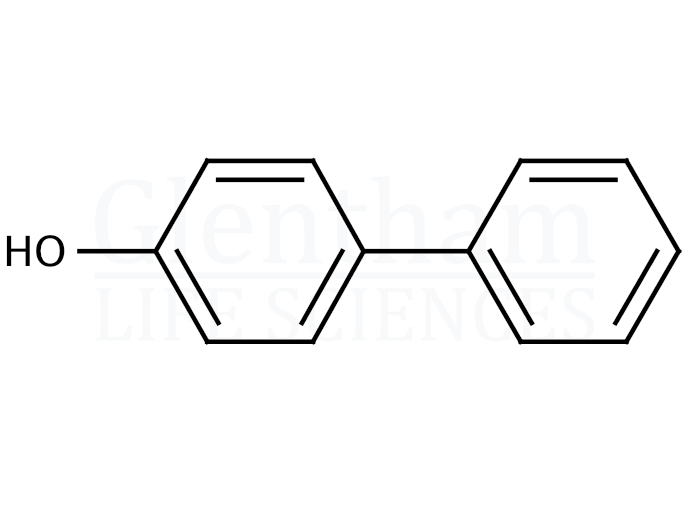 4-Hydroxybiphenyl Structure