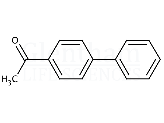 4-Acetylbiphenyl (4-Phenylacetophenone) Structure