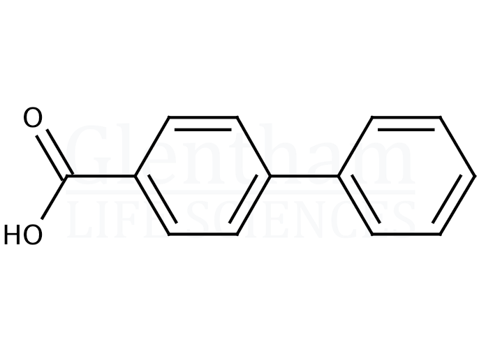 Structure for 4-Biphenylcarboxylic acid