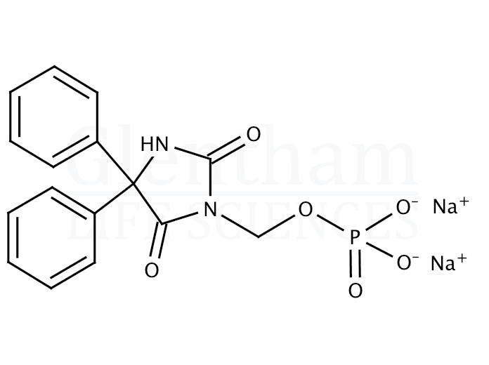 Fosphenytoin disodium salt Structure