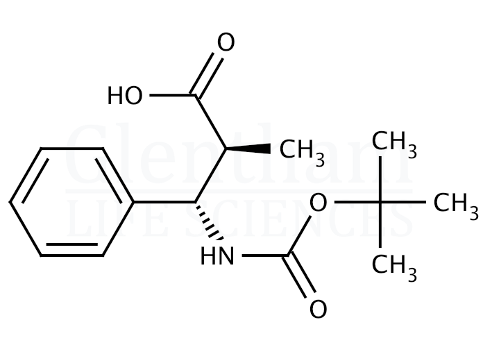 Structure for (2S,3S)-3-(Boc-amino)-2-methyl-3-phenylpropionic acid  (926308-22-7)