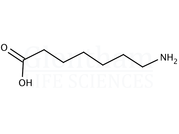 Structure for 7-Aminoheptanoic acid  (929-17-9)