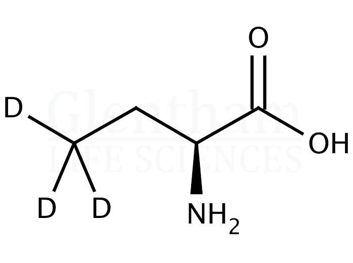 L-Aminobutyric acid-d3 Structure