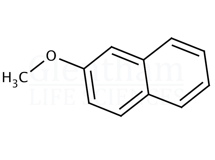 2-Methoxynaphthalene Structure