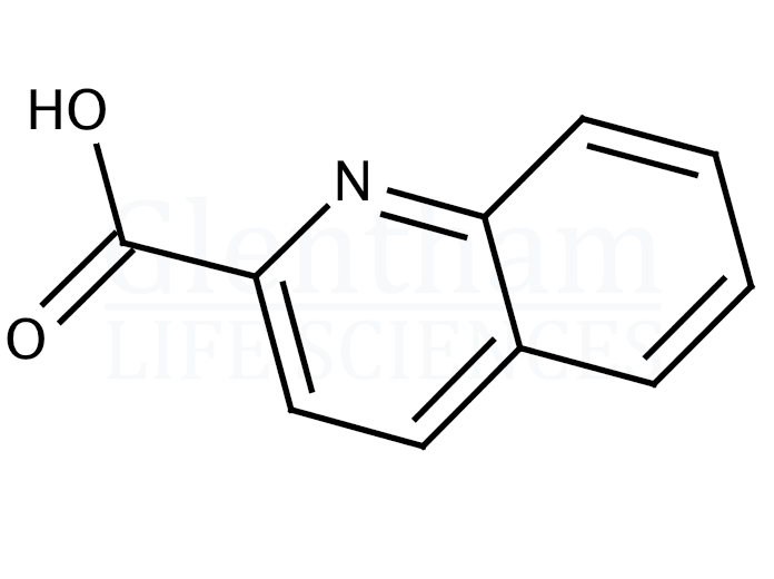 Structure for Quinoline-2-carboxylic acid (Quinaldic acid)