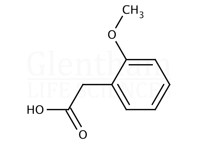 2-Methoxyphenylacetic acid Structure