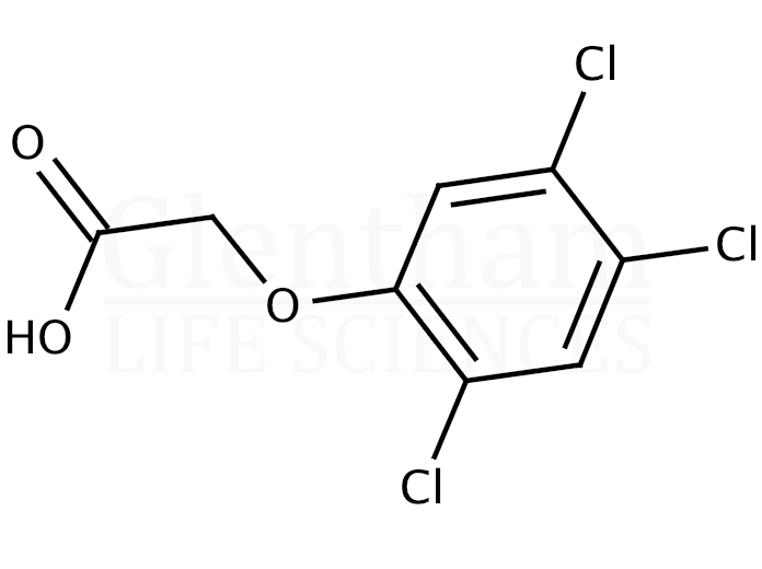 Structure for 2,4,5-Trichlorophenoxyacetic acid