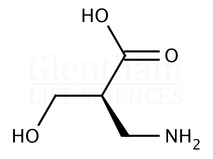 (S)-3-Amino-2-(hydroxymethyl)propionic acid Structure