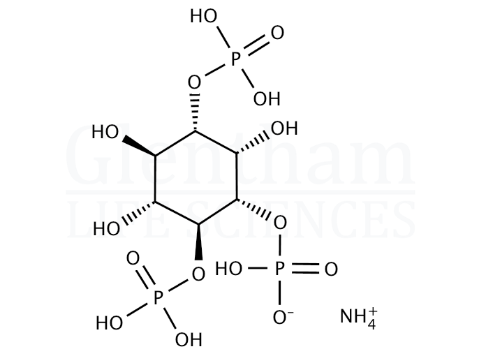 D-myo-Inositol 1,3,4-tris-phosphate ammonium salt Structure