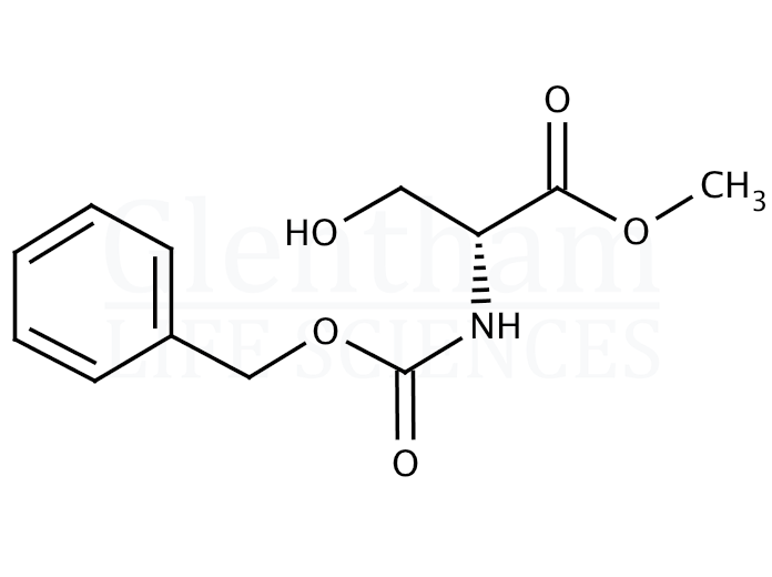 Structure for N-Z-D-serine methyl ester