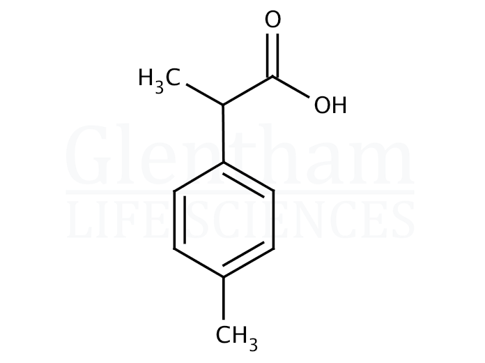 α,4-Dimethylphenylacetic acid Structure