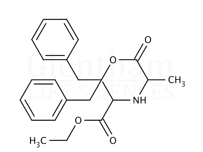 Large structure for (-)-N-(1-R-Ethoxycarbonxyl-3-phenylpropyl)-D-alanine benzyl ester (93836-47-6)