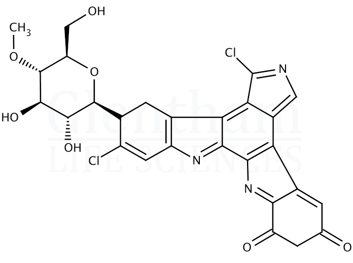 Structure for  Rebeccamycin solid  (93908-02-2)