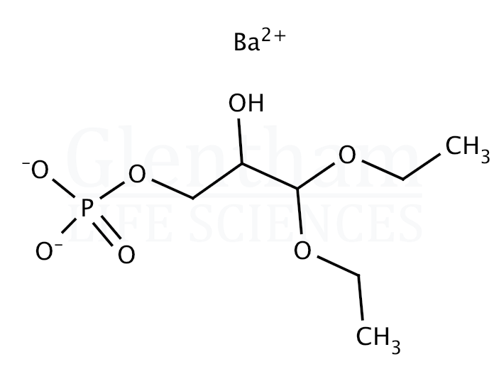 Structure for DL-Glyceraldehyde 3-phosphate diethyl acetal barium salt