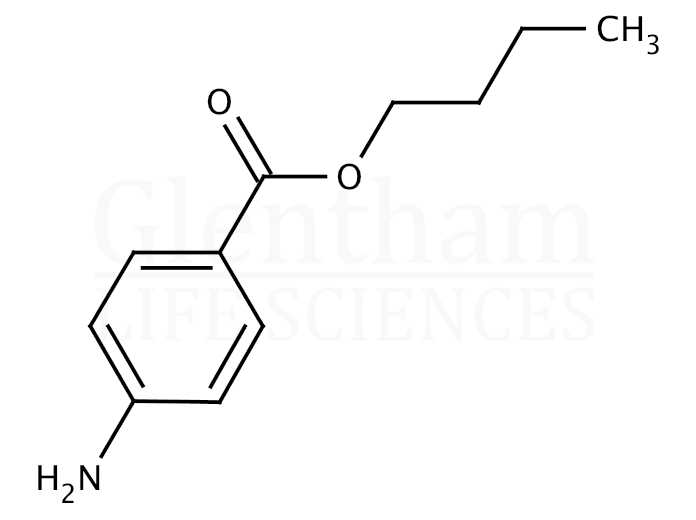 Butyl 4-aminobenzoate Structure