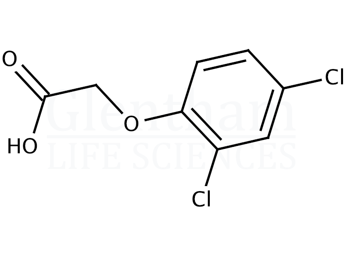Structure for 2,4-Dichlorophenoxyacetic acid