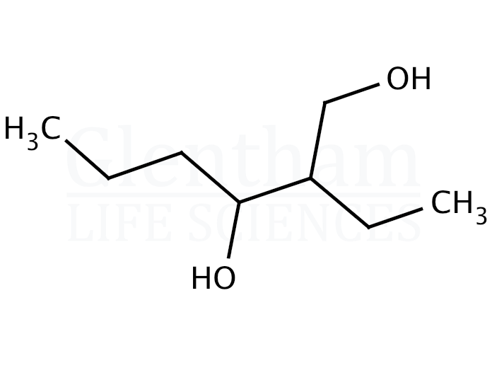 2-Ethyl-1,3-hexanediol Structure