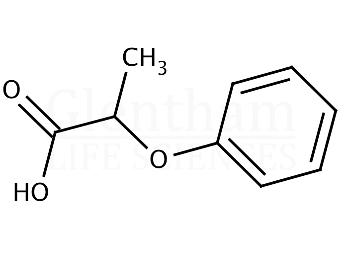2-phenoxypropionic Acid Structure