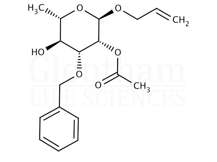 Structure for Allyl 2-O-acetyl-3-O-benzyl-a-L-rhamnopyranoside