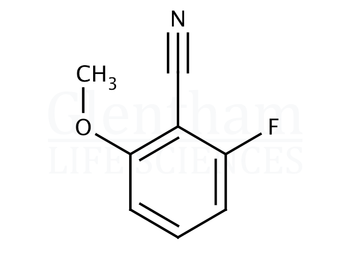 2-Fluoro-6-methoxybenzonitrile Structure
