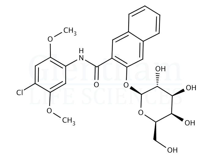 2-(β-D-Galactosidoxy)naphthol AS-LC  Structure