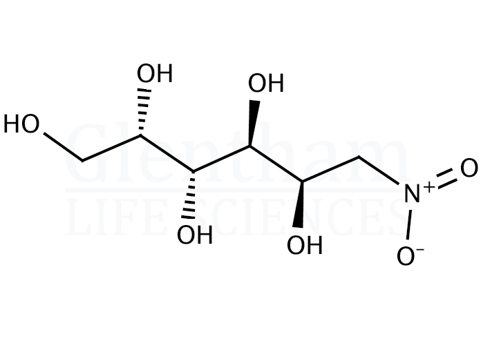 Structure for  1-Deoxy-1-nitro-L-galactitol  (94481-72-8)