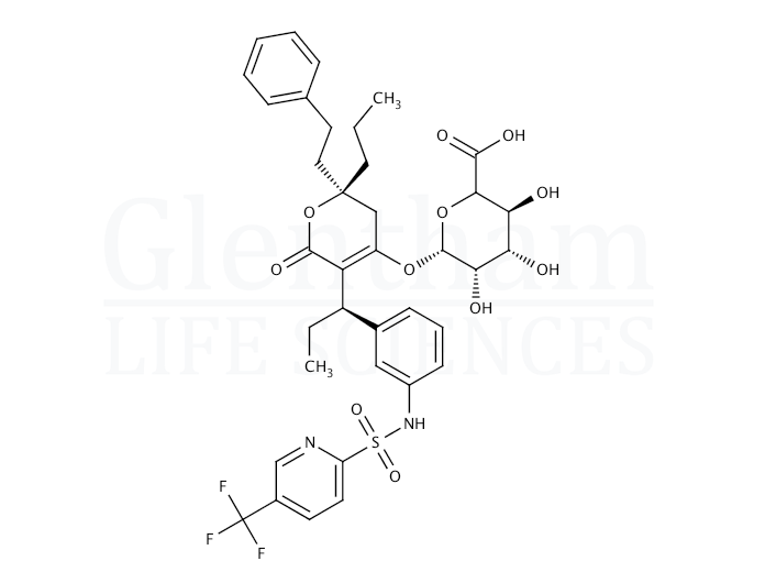 Structure for Tipranovir b-D-glucuronide