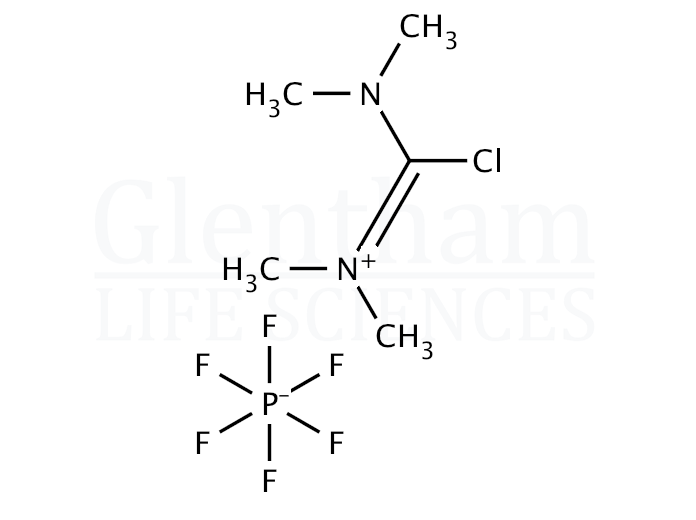 Structure for N,N,N'',N''-Tetramethylchloroformamidinium hexafluorophosphate (TCFH)