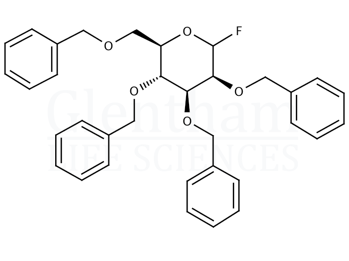 Structure for 2,3,4,6-Tetra-O-benzyl-D-mannopyranosyl fluoride