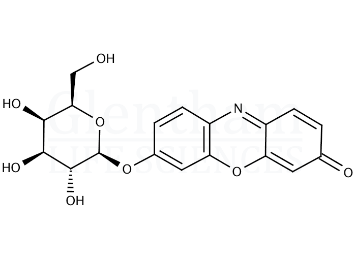 Resorufin b-D-galactopyranoside Structure