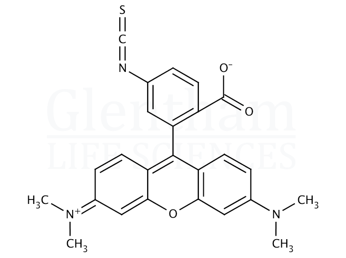 Tetramethylrhodamine isothiocyanate, mixed isomers Structure