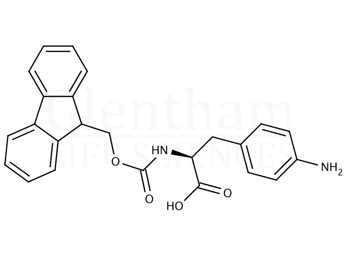 Fmoc-4-Amino-L-phenylalanine  Structure