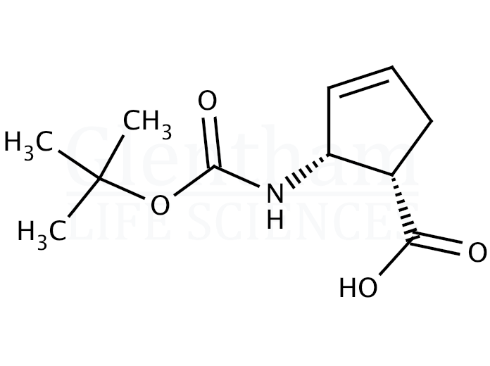 Large structure for (±)-cis-2-(Boc-amino)-3-cyclopentene-1-carboxylic acid  (959746-05-5)