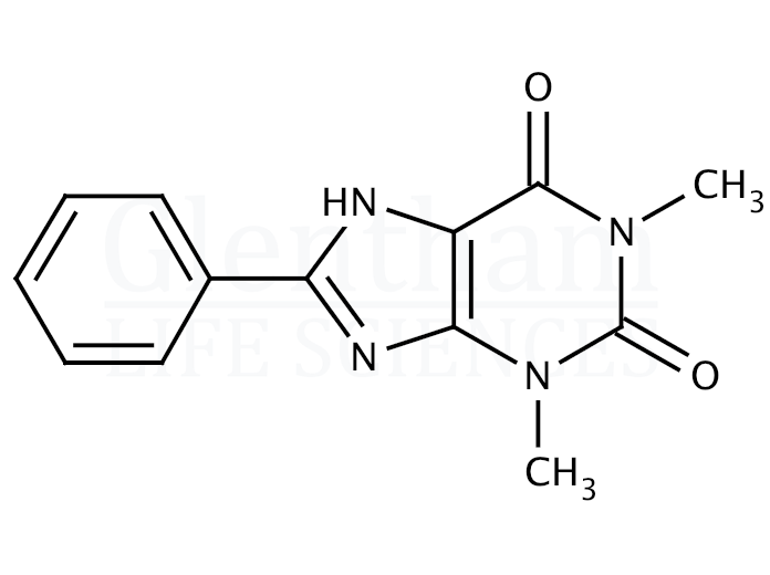1,3-Dimethyl-8-phenylxanthine Structure