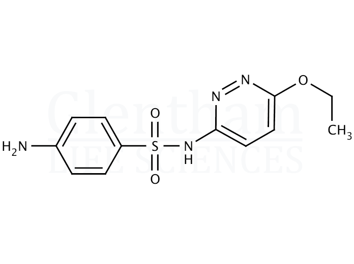 Sulfaethoxypyridazine Structure