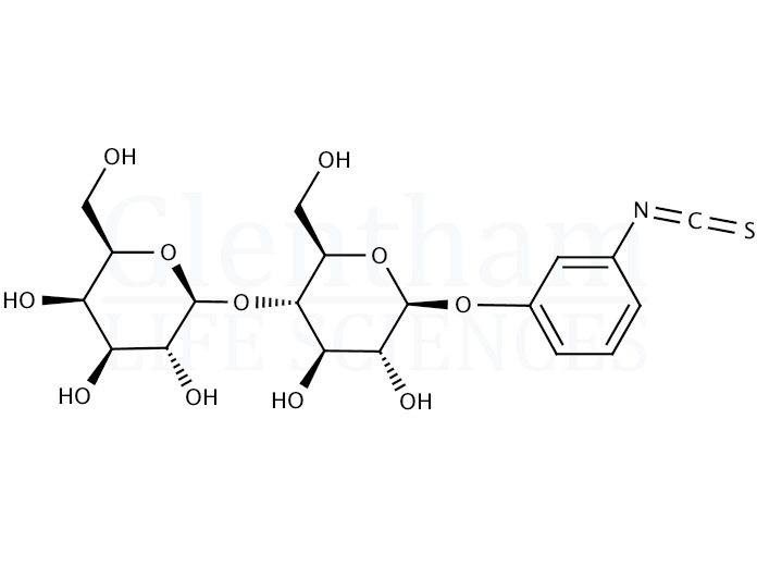 Large structure for  β-D-Lactopyranosylphenyl isothiocyanate  (96324-93-5)