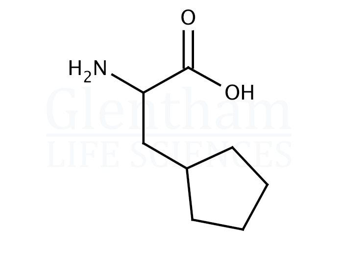 Structure for 3-Cyclopentyl-DL-alanine   (96539-87-6)