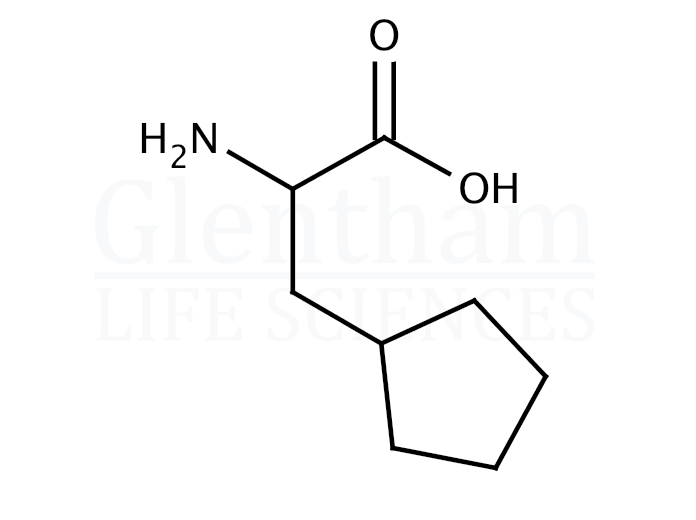 3-Cyclopentyl-DL-alanine Structure