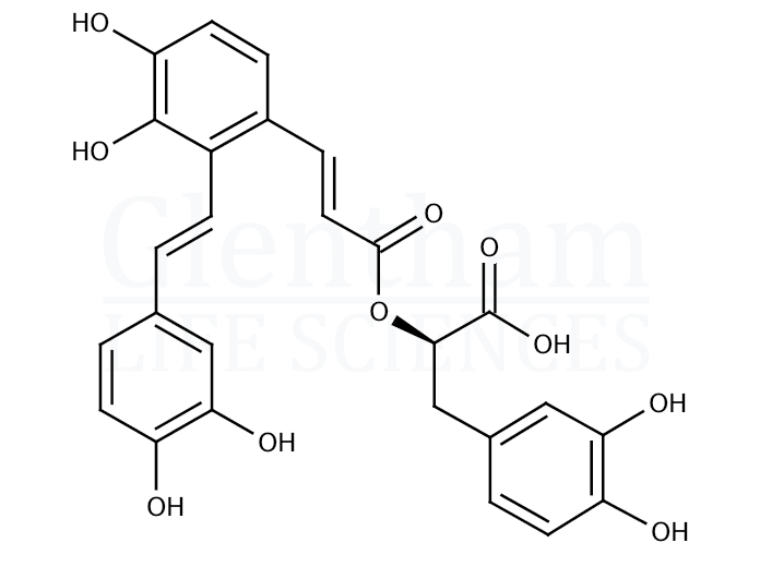 Salvianolic acid A hydrate Structure