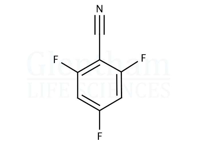 2,4,6-Trifluorobenzonitrile Structure