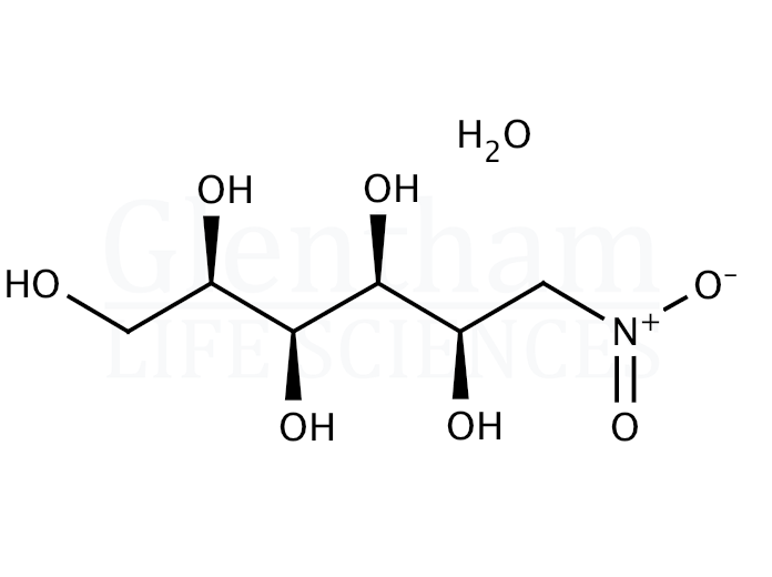 1-Deoxy-1-nitro-D-iditol hemihydrate Structure