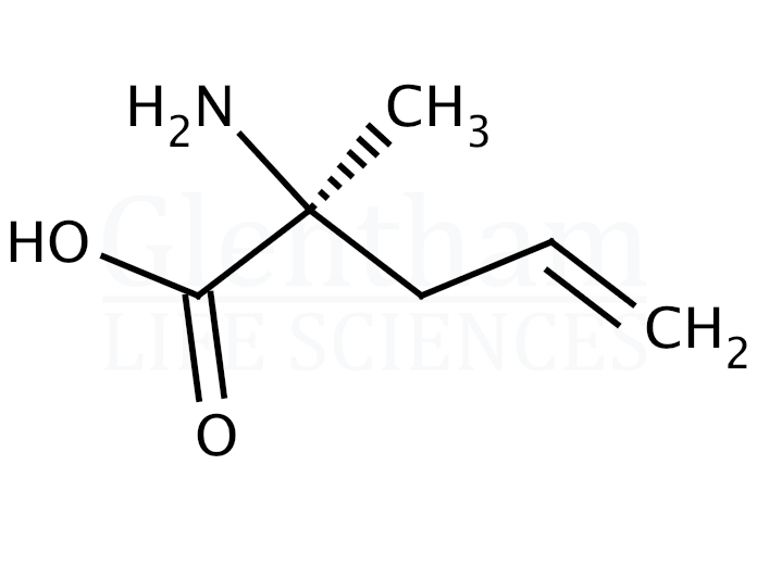 (S)-(-)-α-Allylalanine Structure