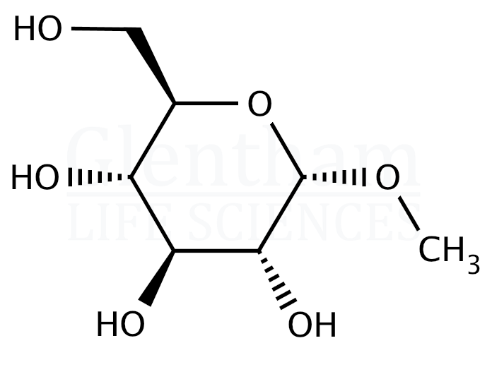Methyl alpha-D-glucopyranoside Structure