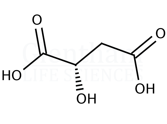 Structure for L-(-)-Malic acid