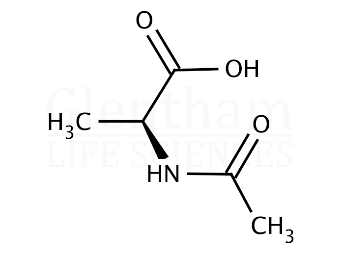 Structure for Ac-Ala-OH (97-69-8)