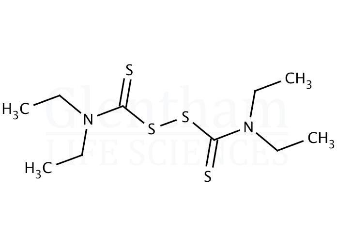 Tetraethylthiuram disulfide Structure